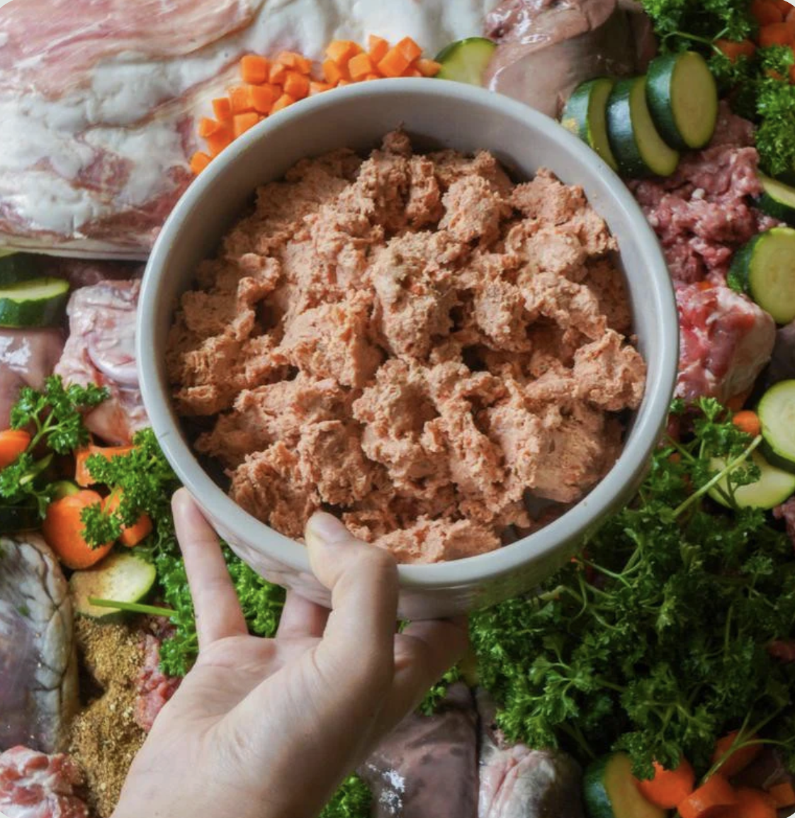 Oma's Pride | Woof Complete Frozen Dog Recipes | Beef | 1 Lb