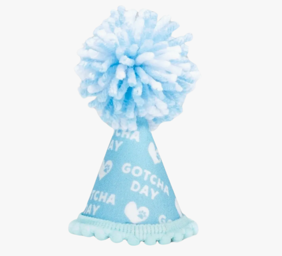 Pup Party Hats | Gotcha Day | Blue