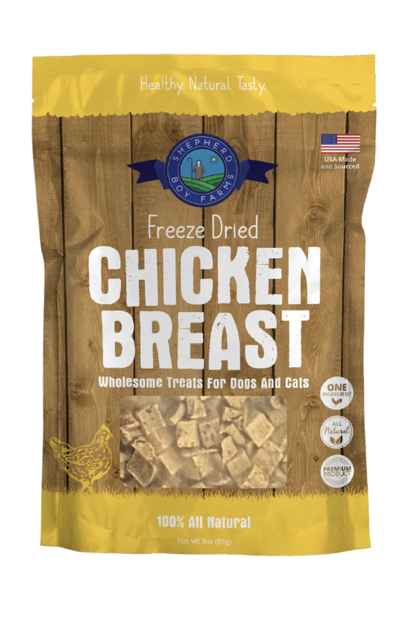 Shepherd Boy Farms | Freeze Dried Raw Treats | Chicken Breast