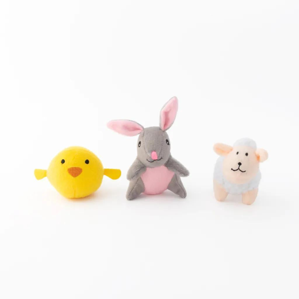 ZippyPaws | Easter Miniz 3-Pack Easter Friends