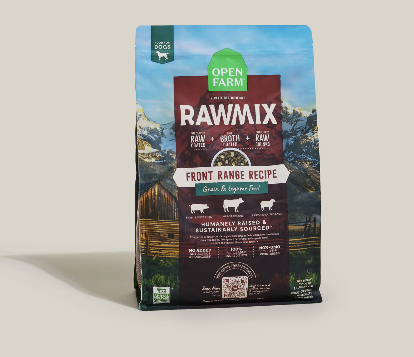 Open Farm | RawMix Front Range Grain-Free Dog Food