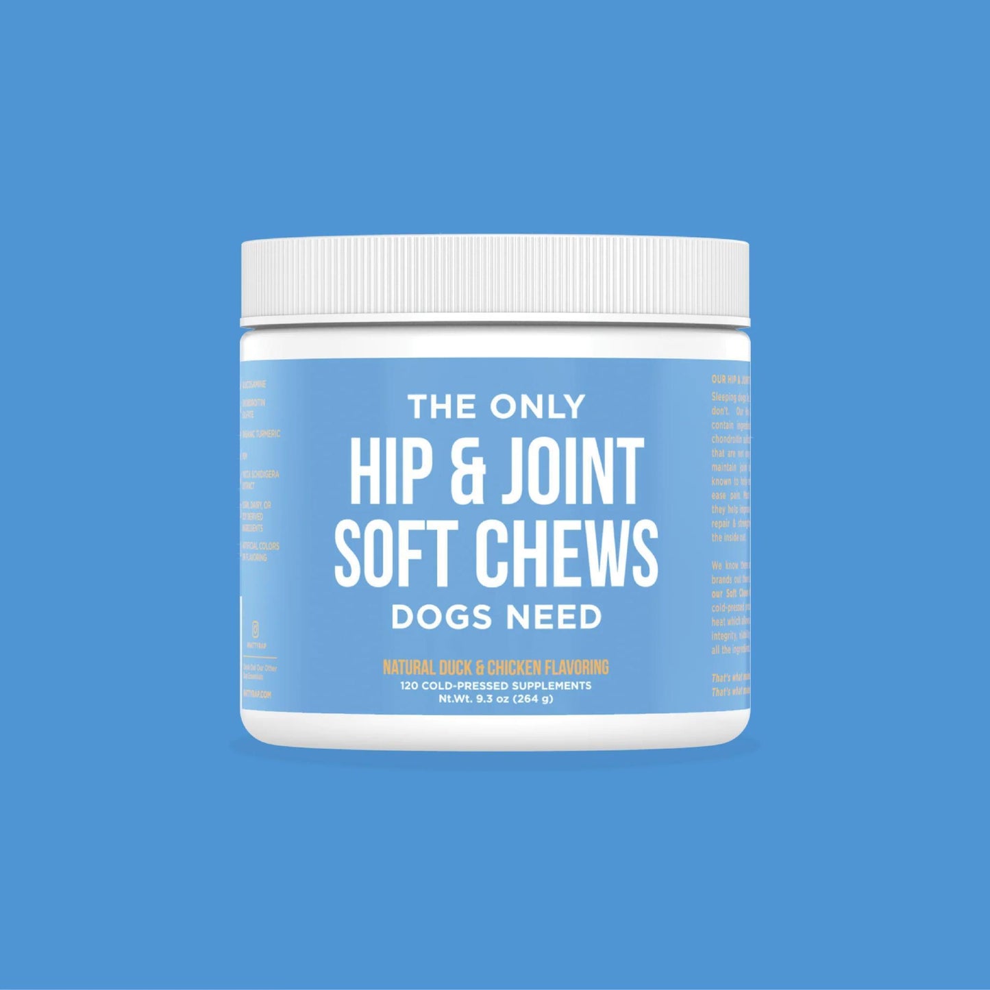 Natural Rapport | The Only Hip & Joint Soft Chews Dogs Need | 120 ct