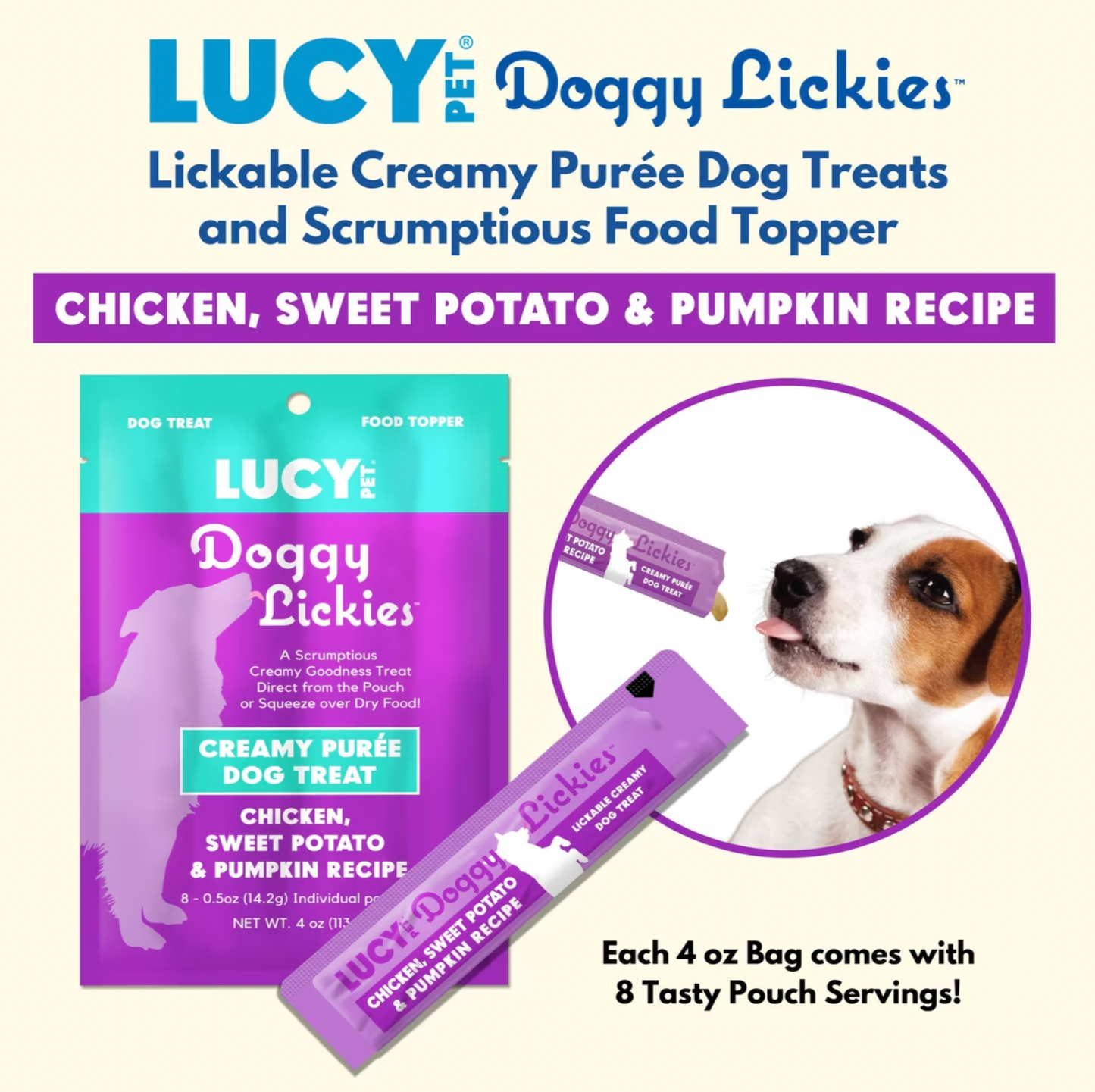 Lucy Pet | Doggy Lickies | Chicken Sweet Potato