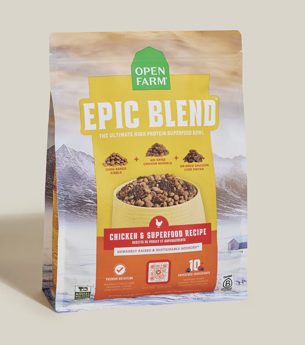 Open Farm | Epic Blend Chicken & Superfood Dry Dog Food
