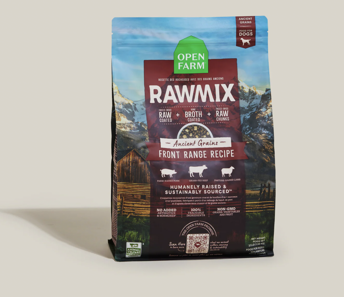 Open Farm | RawMix Front Range Ancient Grains Dog Food