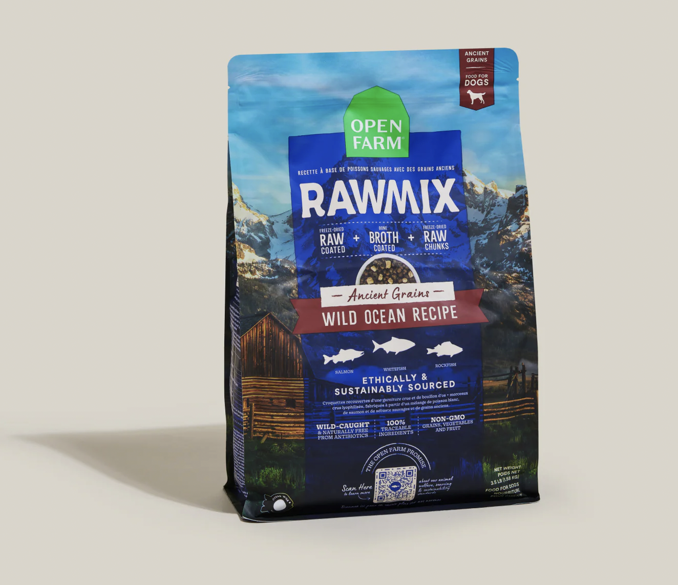 Open Farm | RawMix Wild Ocean Ancient Grains Dog Food
