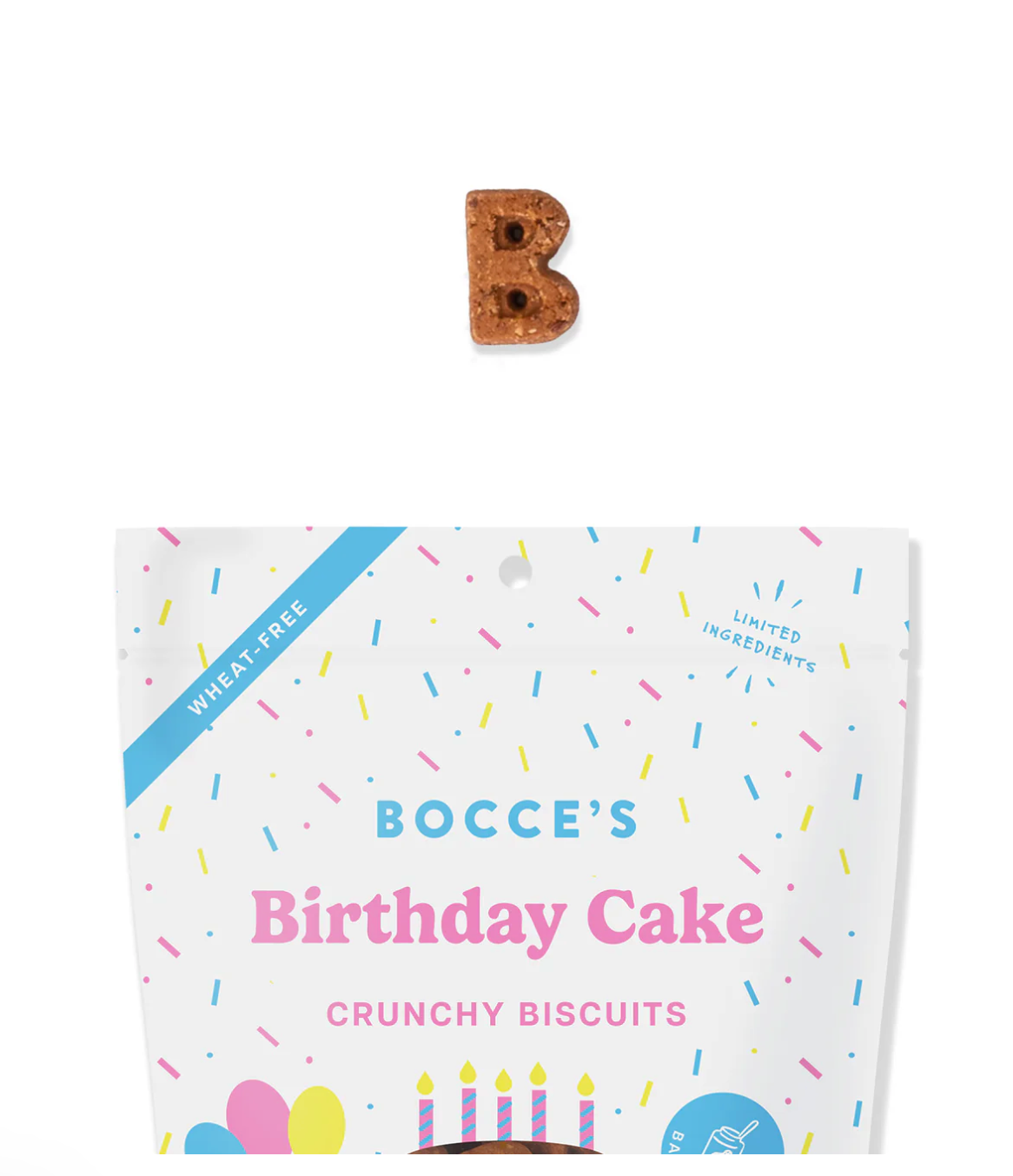 Bocce's | Birthday Cake Dog Biscuits
