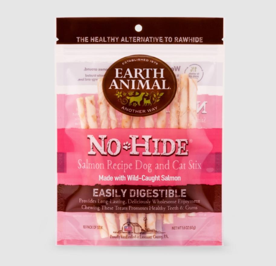 Earth Animal | No Hide Salmon Stix | 10pk