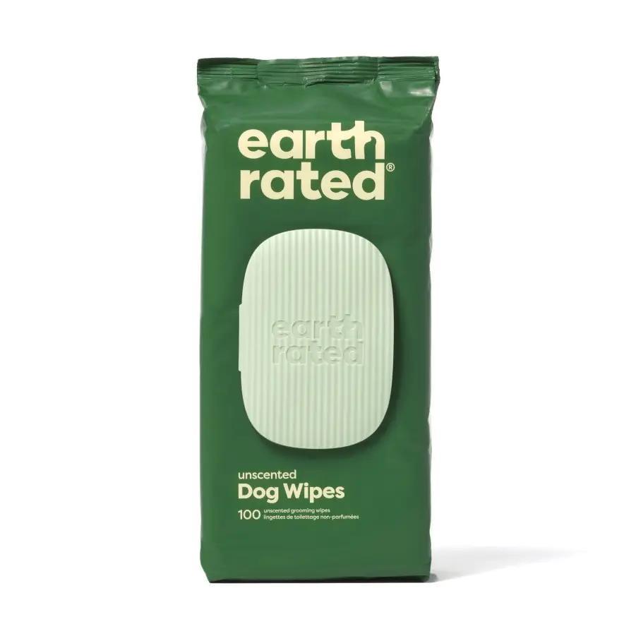 Earth Rated |Unscented Dog Grooming Wipes | 100ct