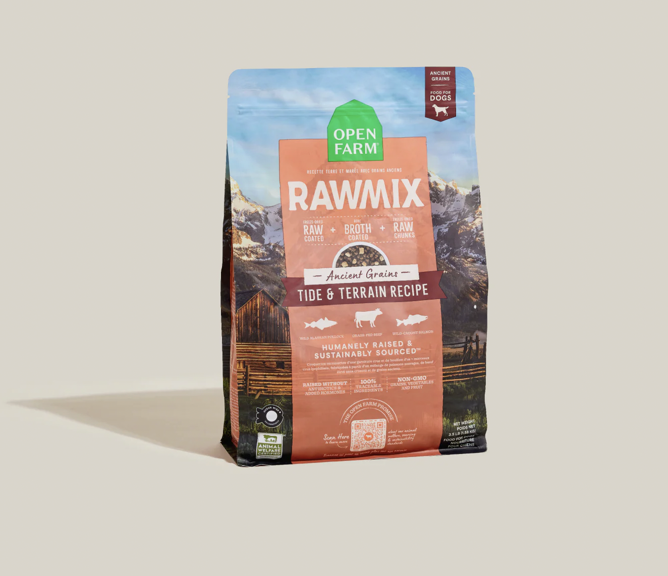 Open Farm | RawMix Tide & Terrain Ancient Grains Dog Food