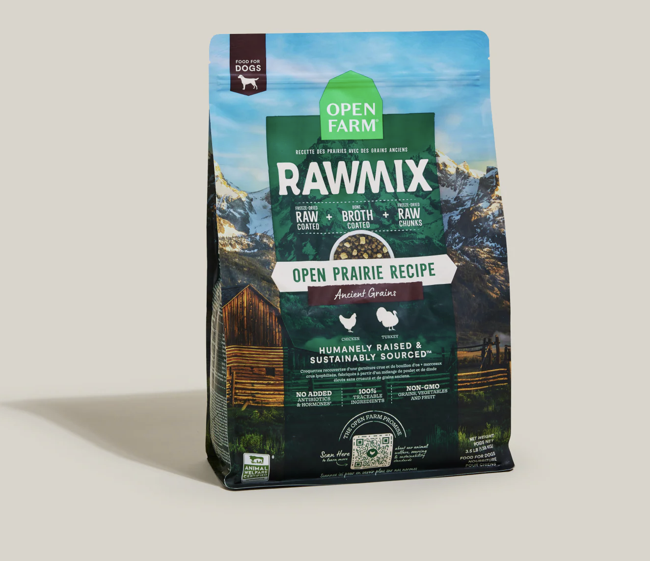 Open Farm | RawMix Open Prairie Ancient Grains Dog Food