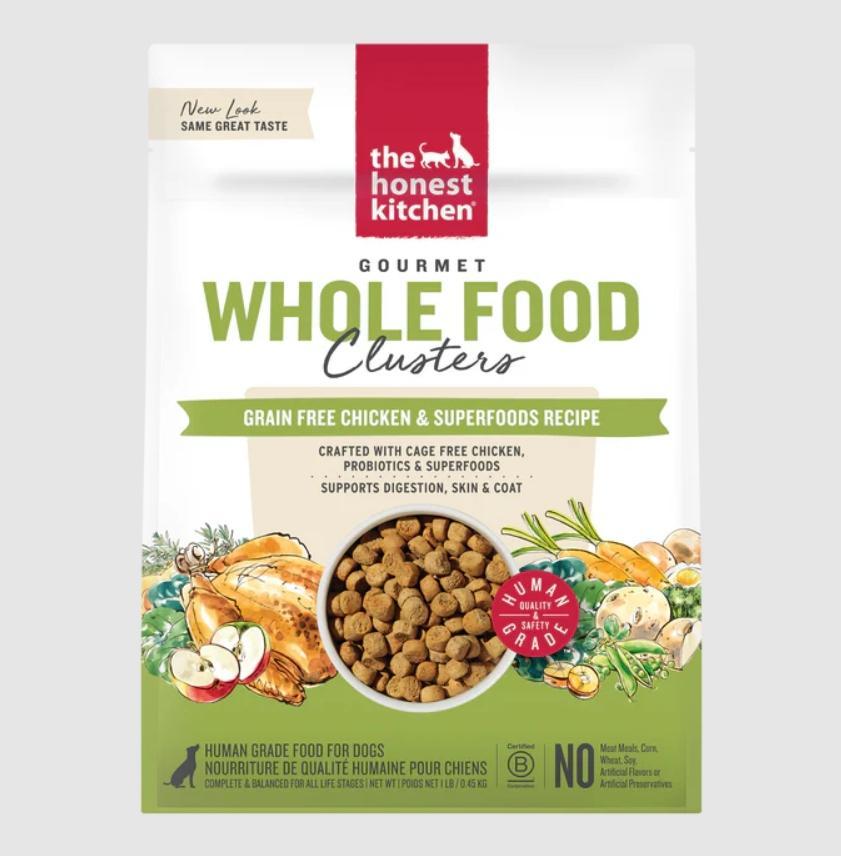 The Honest Kitchen | Grain Free Whole Food Clusters For Dogs | 5lb
