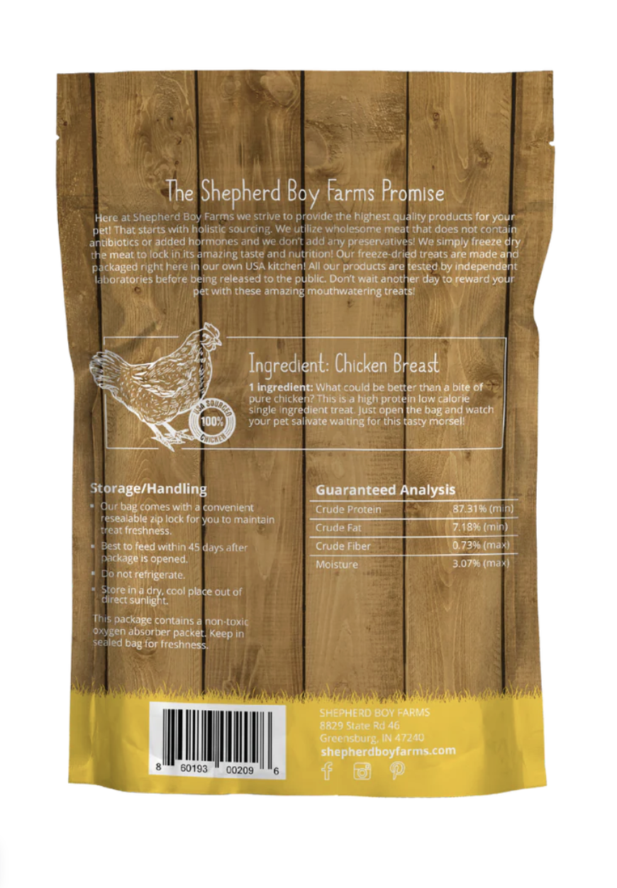 Shepherd Boy Farms | Freeze Dried Raw Treats | Chicken Hearts