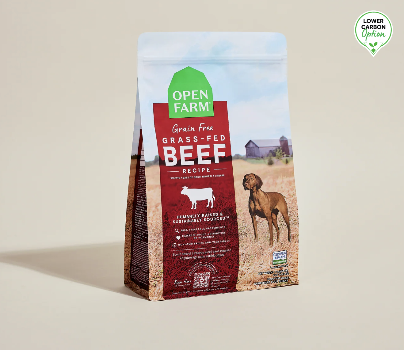 Open Farm | Grass-Fed Beef Grain-Free Dog Food