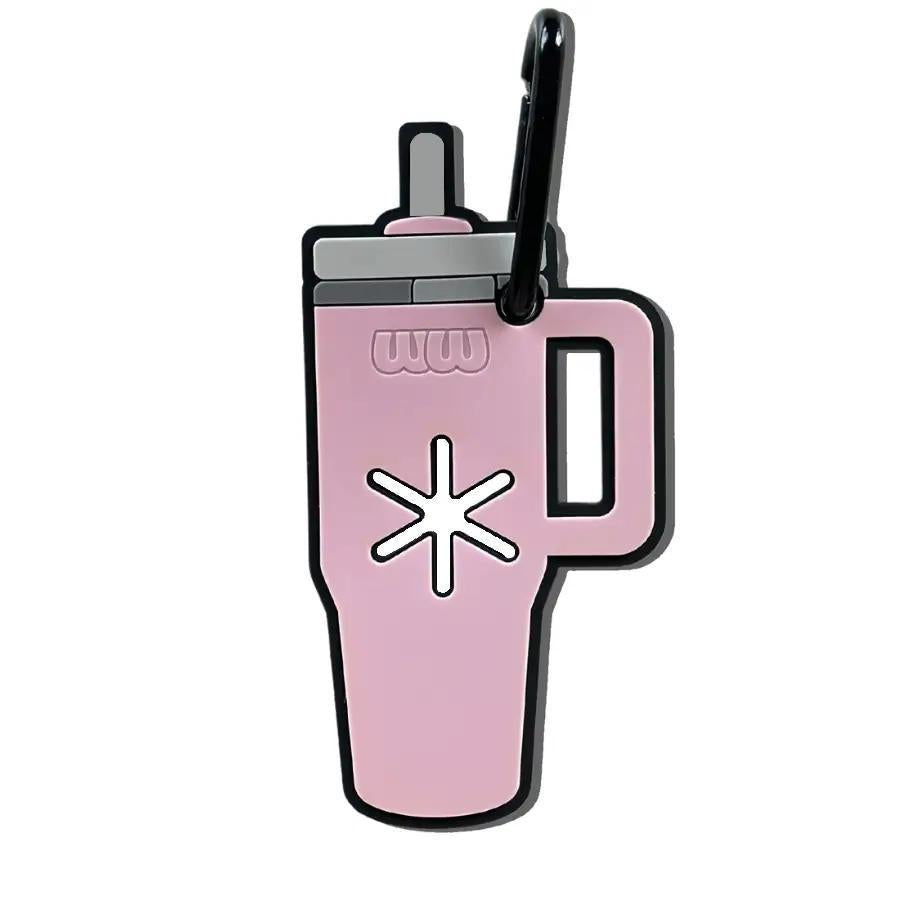 Woof & Wonder | Poopy Loop Dog Waste Bag Holder | Pink Tumbler