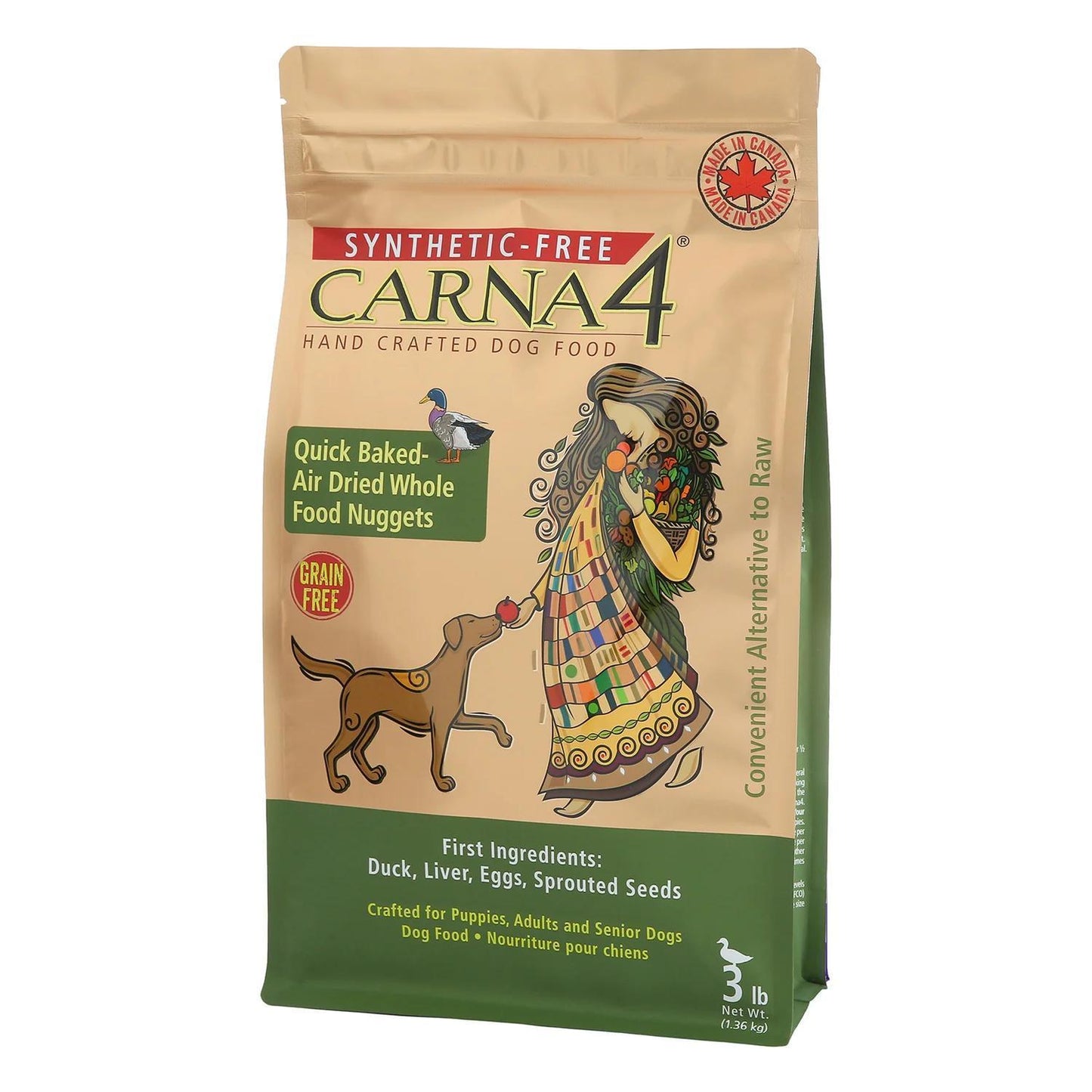 Carna4 | Grain Free Dry Dog Food | Duck