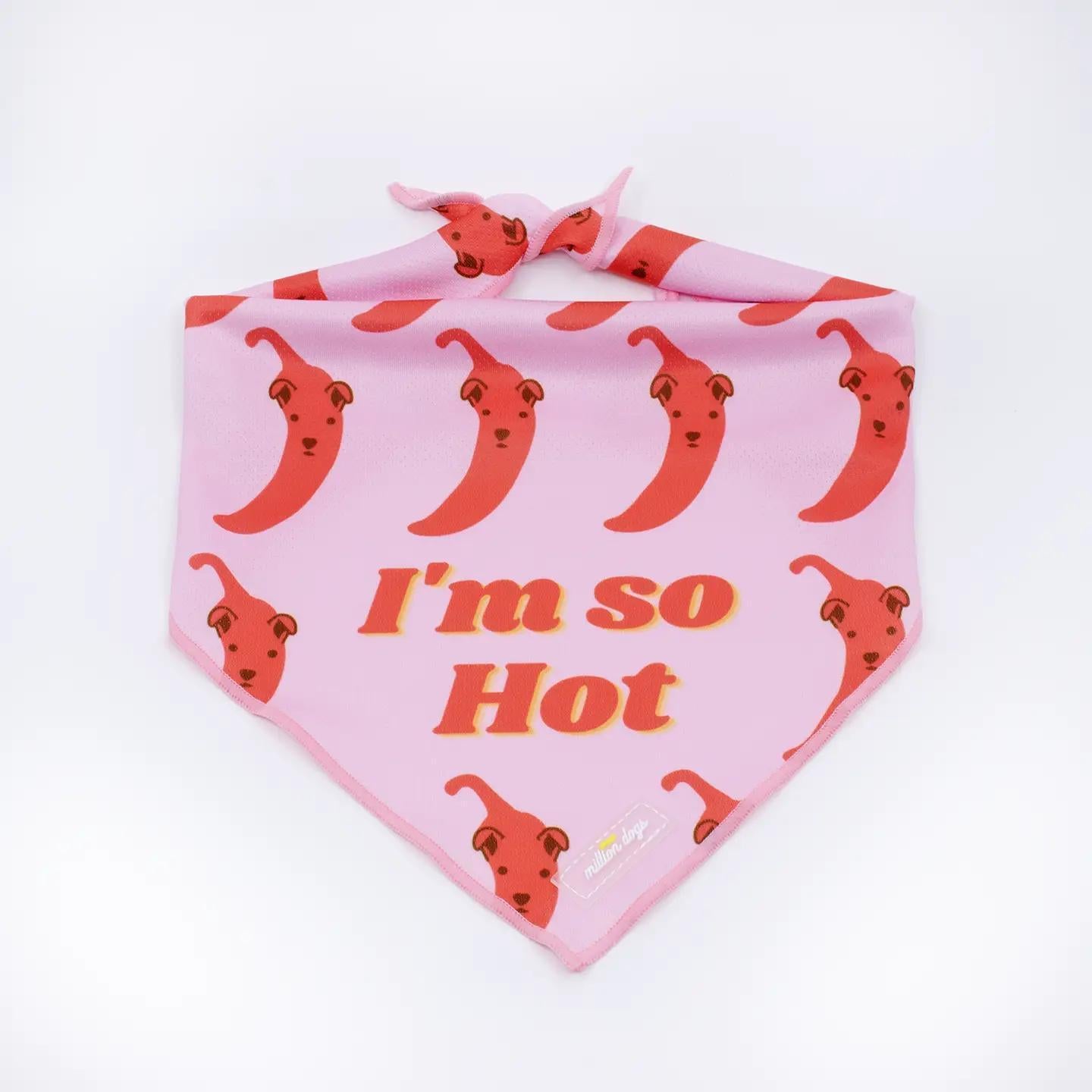 Million Dogs | Cooling Dog Bandana | I'm So Hot