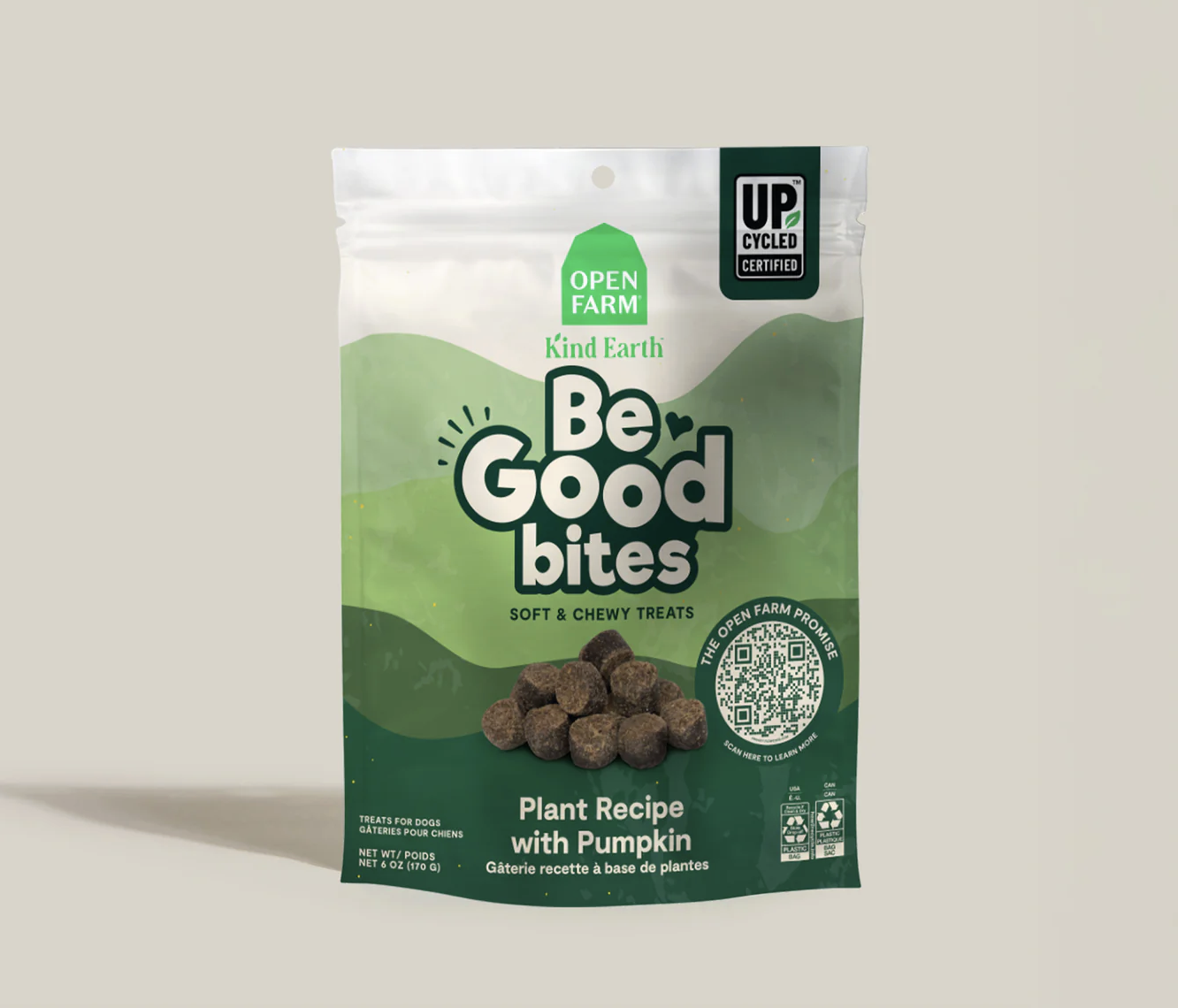 Open Farm | Be Good Bites Plant & Pumpkin Treats | 6oz