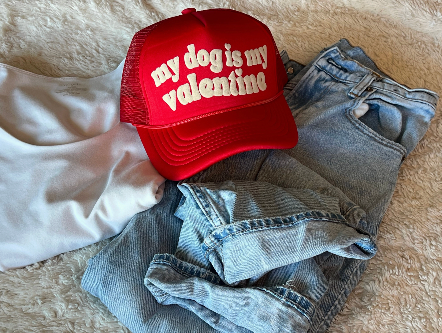My Dog Is My Valentine | Valentine's Day Hat