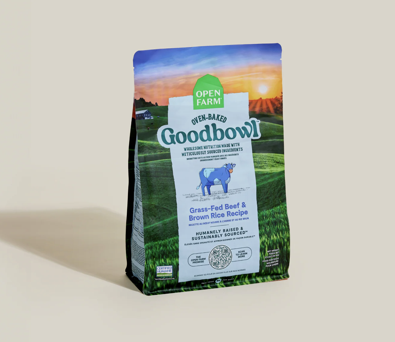 Open Farm | Goodbowl Grass-Fed Beef & Brown Rice Dog Food
