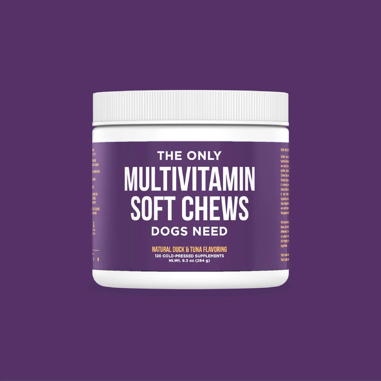 Natural Rapport | The Only Multivitamin Soft Chews Dogs Need | 120 ct