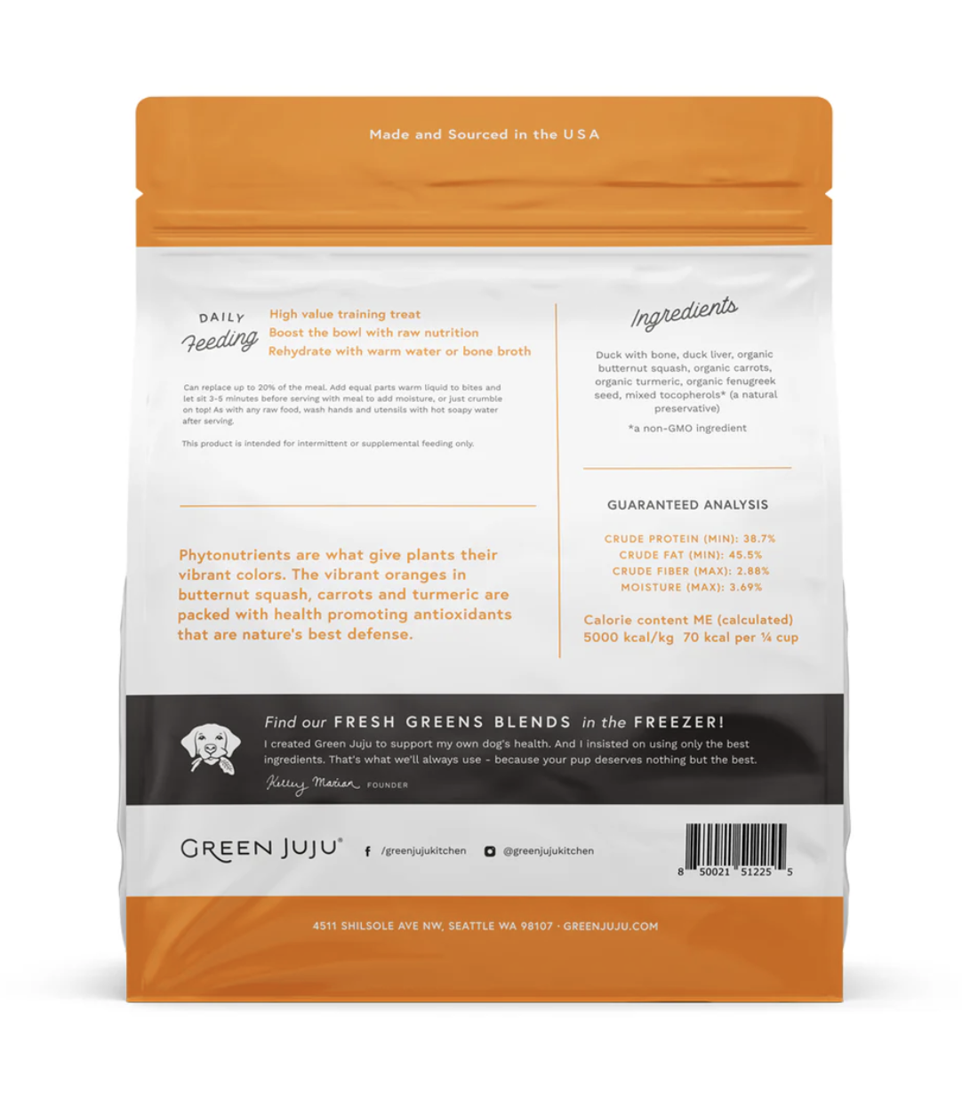 Green Juju | Duck Orange Whole Food Bites