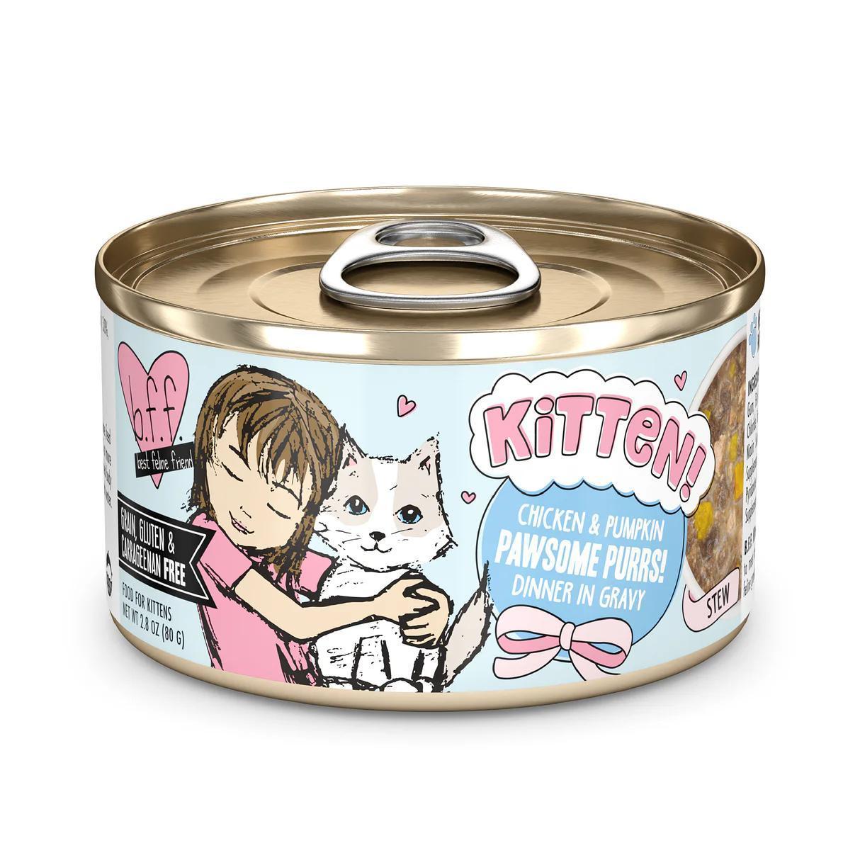 Weruva | BFF Kitten | Chicken & Pumpkin Pawsome Purrs! | 2.8 oz