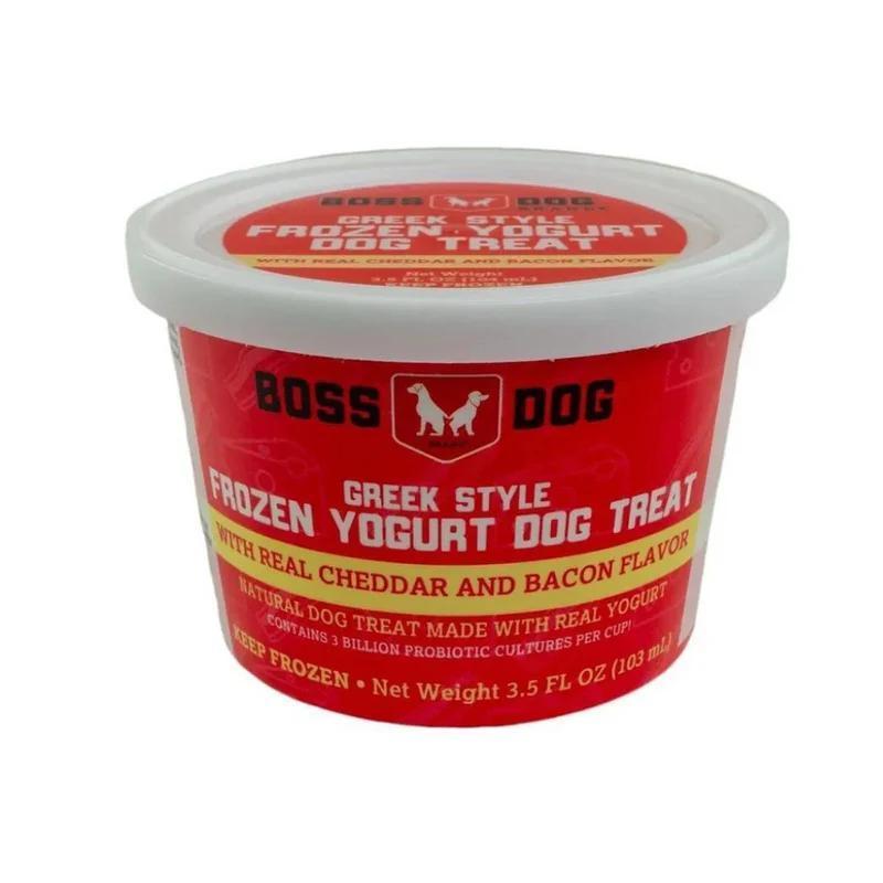 Boss Dog | Frozen Greek Yogurt Pet Treat | 3.5 oz Single Cup