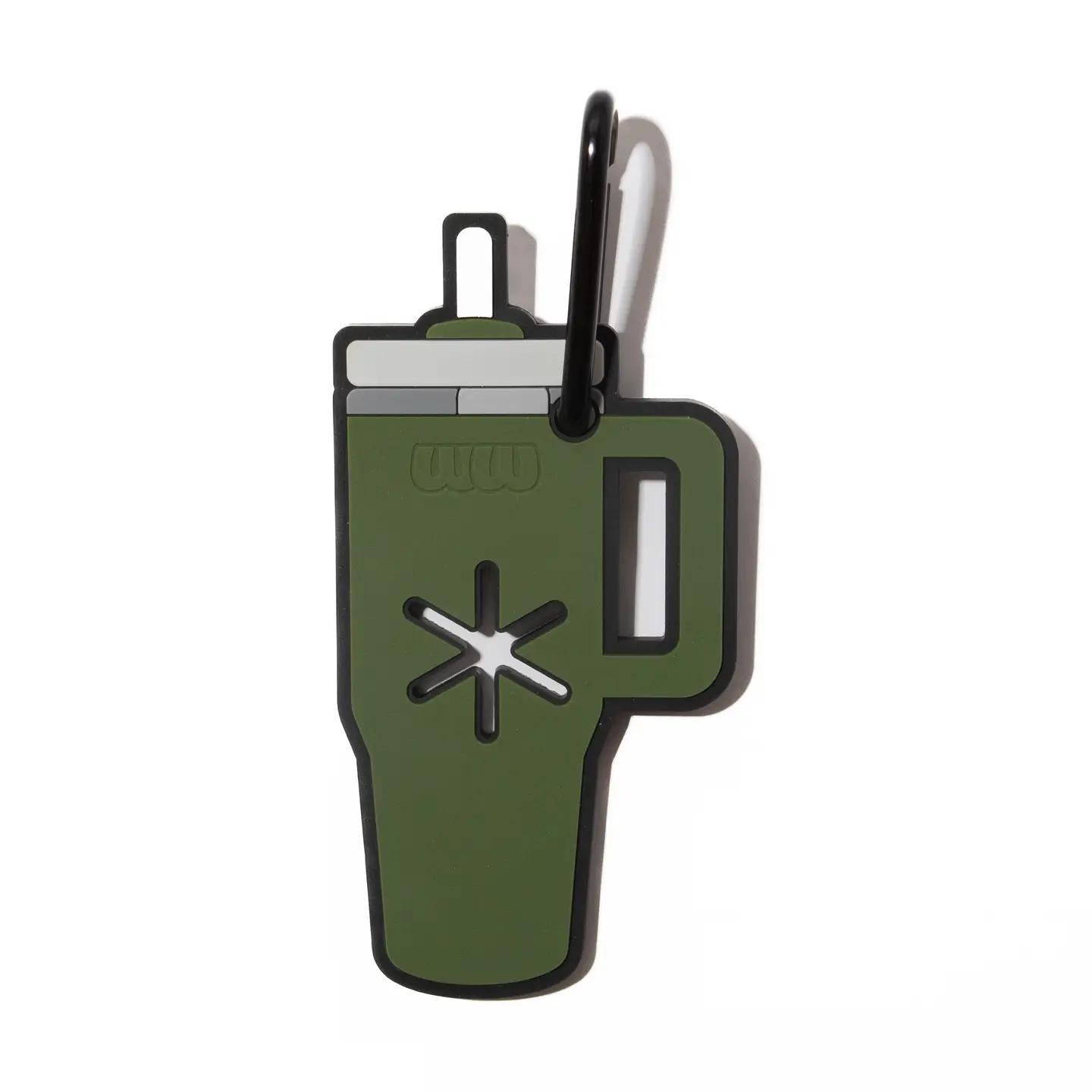 Woof & Wonder | Poopy Loop Dog Waste Bag Holder | Green Tumbler