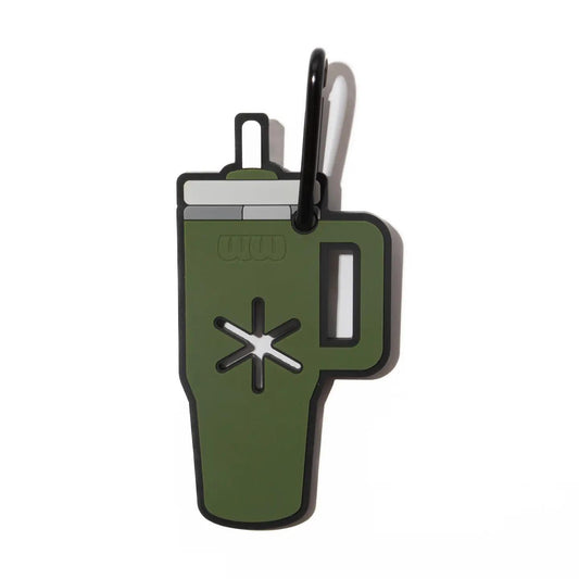 Woof & Wonder | Poopy Loop Dog Waste Bag Holder | Green Tumbler