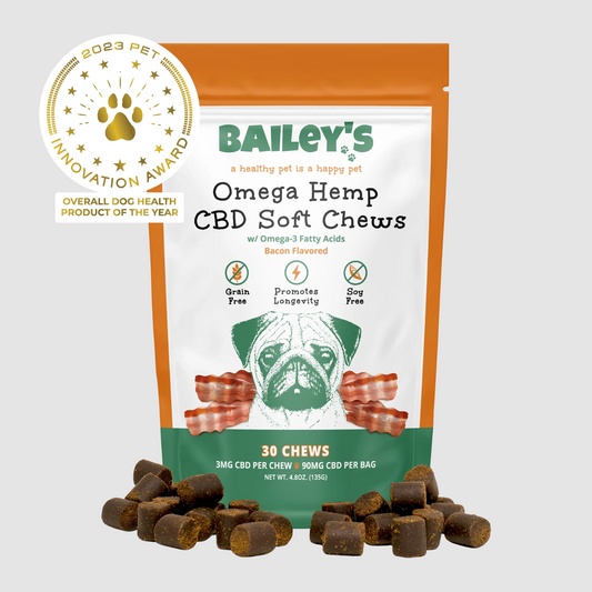 Bailey's | Omega Hemp Soft Chews | Bacon Flavor