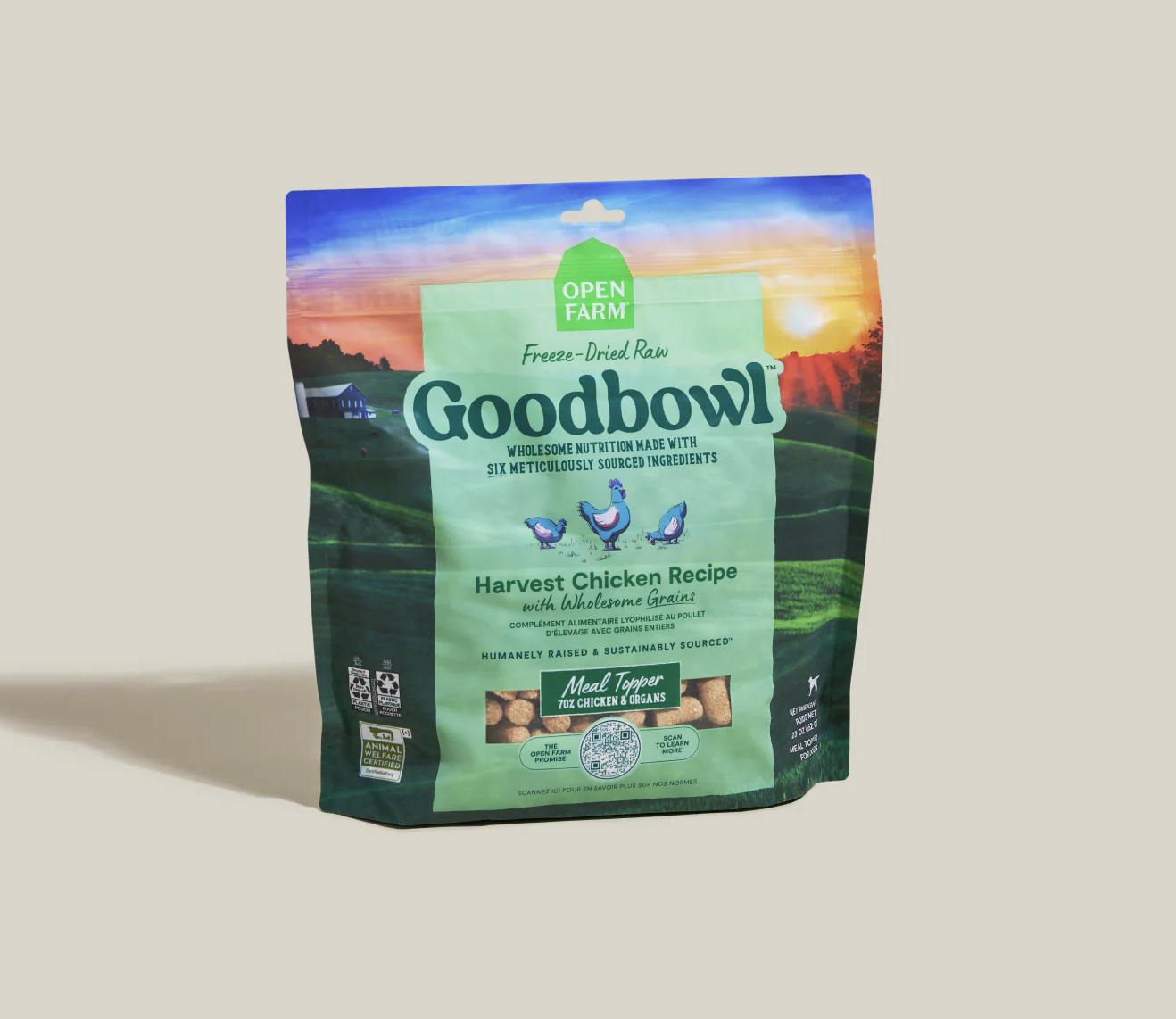 Open Farm | Goodbowl Freeze Dried Raw Morsels for Dogs 8 oz