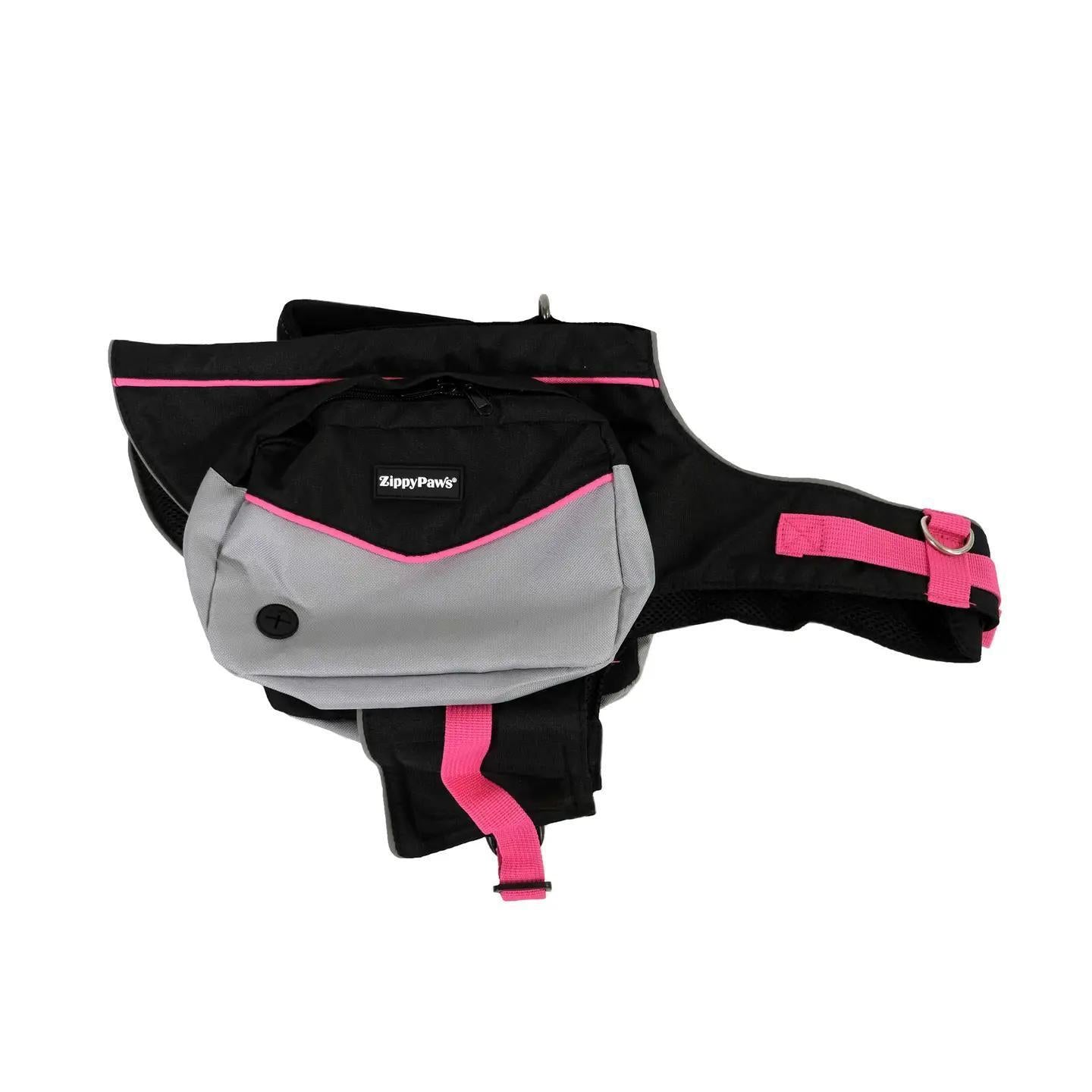ZippyPaws | Adventure | Dog Backpack | Pink | Large