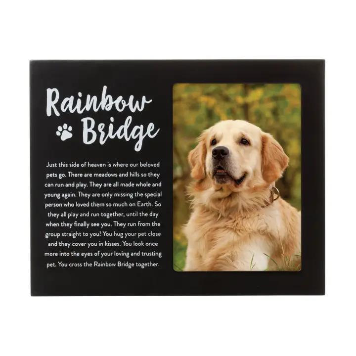 Pearhead | Rainbow Bridge Pet Memorial Frame | Black