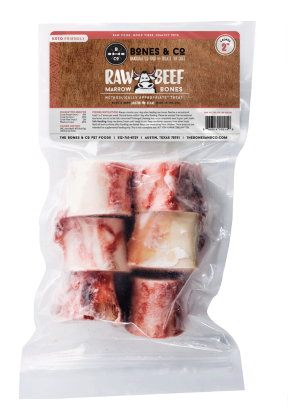 Bones & Co | Raw Beef Marrow Bones