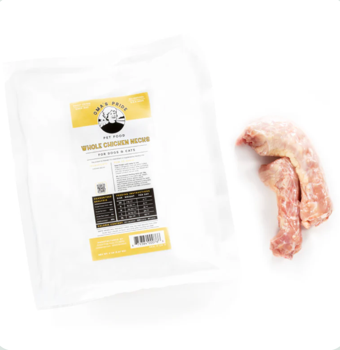 Oma's Pride | Frozen Whole Chicken Necks 12pk