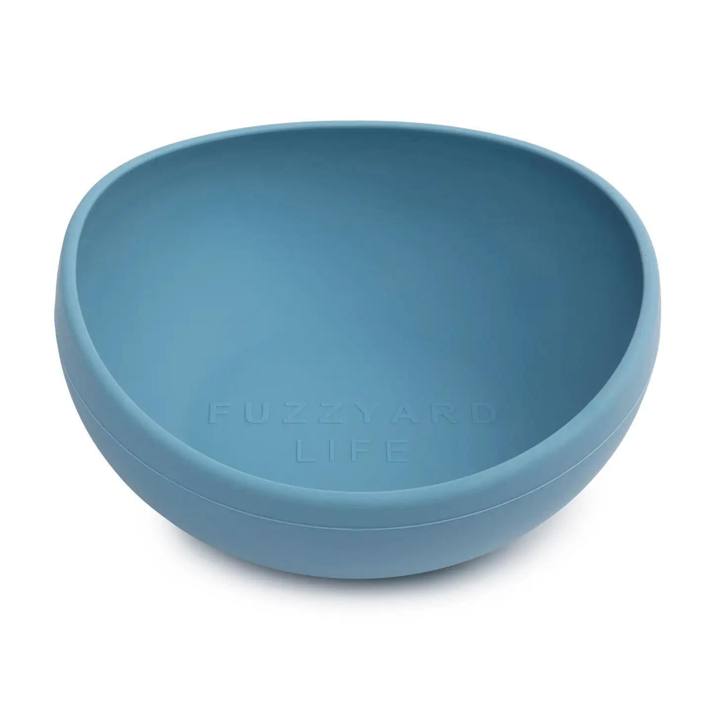 Fuzzyard Life Silicone Bowl | French Blue | M