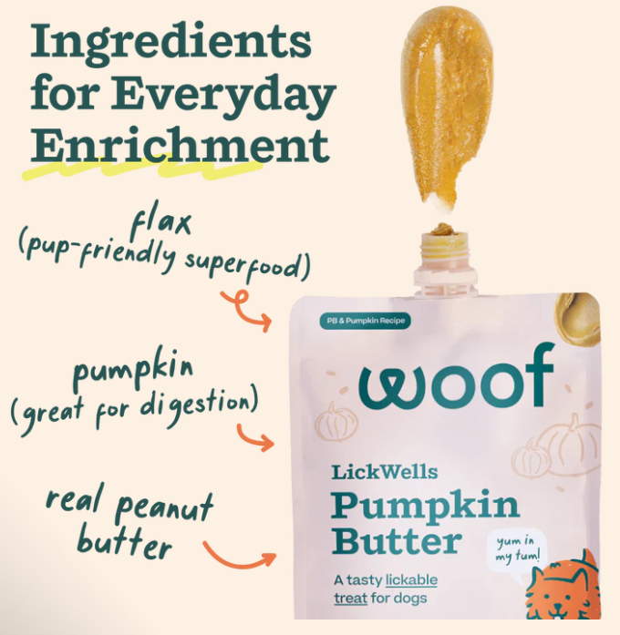 Woof | LickWells |Pumpkin Butter