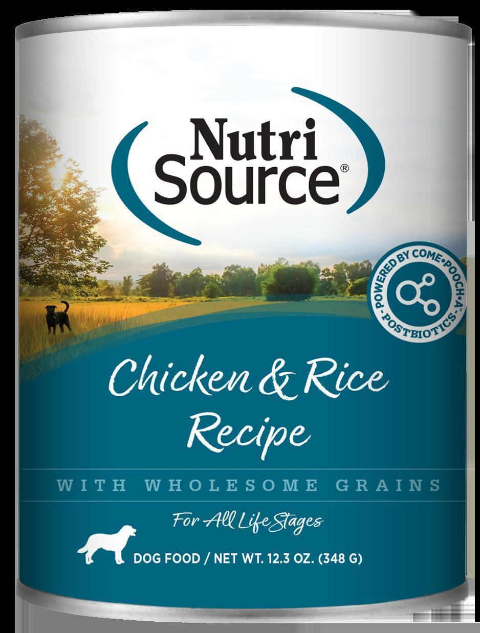 Nutri Source | Grain Inclusive Wet Dog Food | 12.3 oz