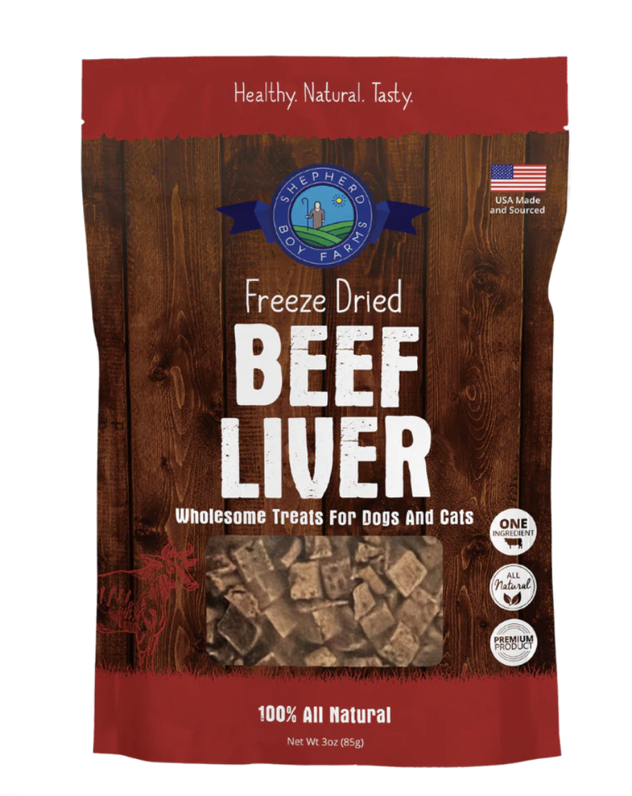 Shepherd Boy Farms | Freeze Dried Raw Treats - Beef Liver