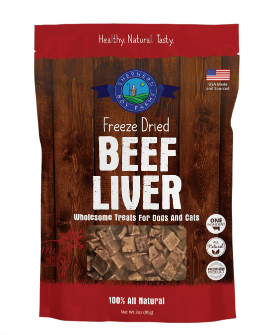Shepherd Boy Farms | Freeze Dried Raw Treats - Beef Liver