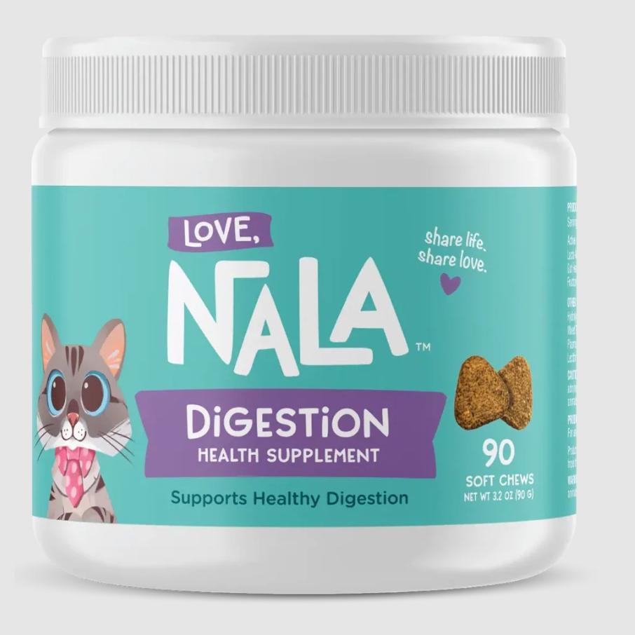 Love Nala | Digestion Soft Chew Supplement | 3.2 oz