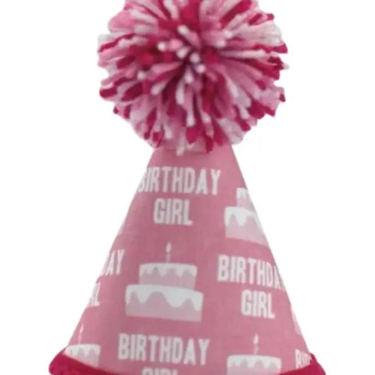 Pup Party Hats | Birthday Girl Pink Ink Party Hat