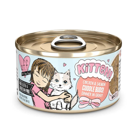 Weruva | BFF Kitten | Chicken & Salmon Cuddle Buds! | 2.8 oz