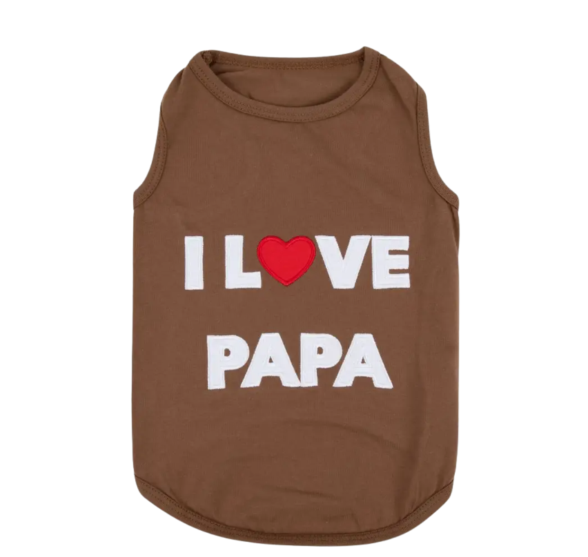 Louis Barx | I Love Papa | T-shirt