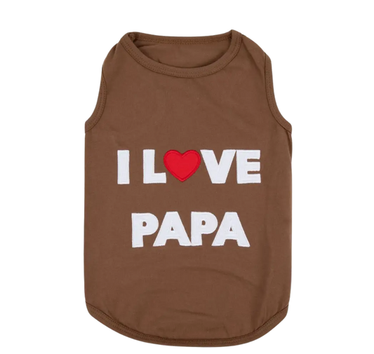 Louis Barx | I Love Papa | T-shirt