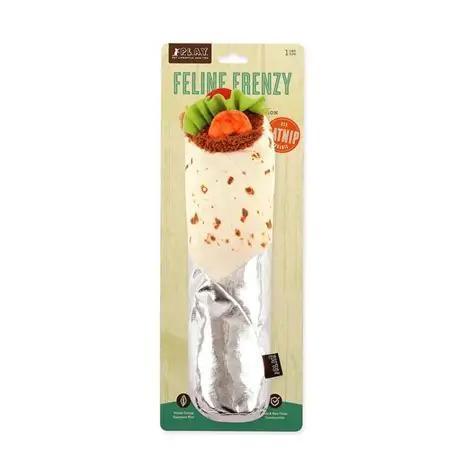 P.L.A.Y. | Feline Frenzy Shrimp Purrito | Kicker Toy