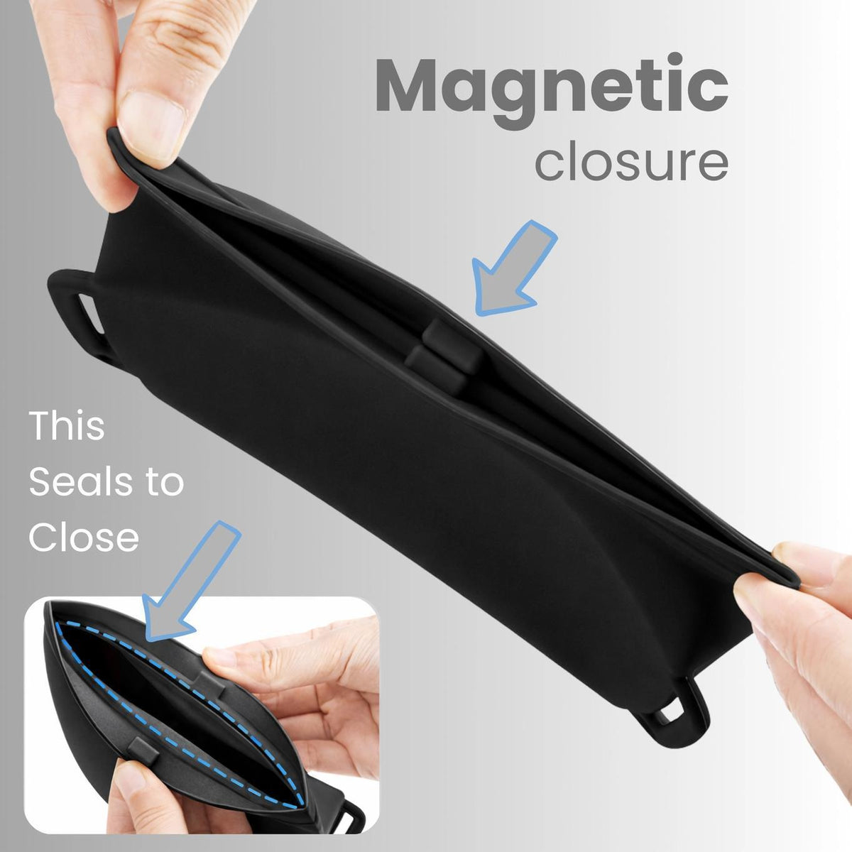 Ali+Oli Pets | Dog Treat Training Pouch with Magnetic Closure | Black