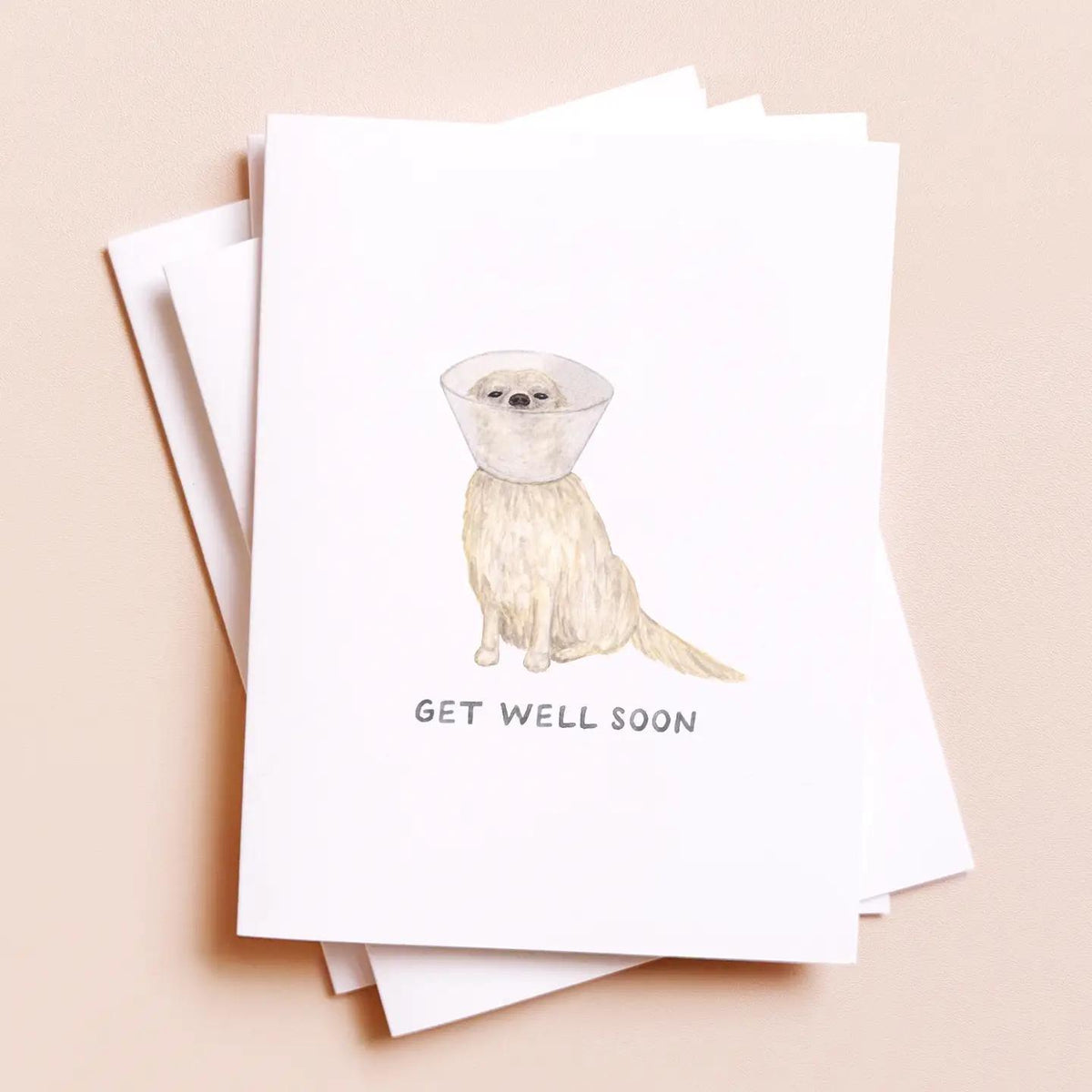 "Get Well" Pup | Animal Pun Sympathy / Support Card