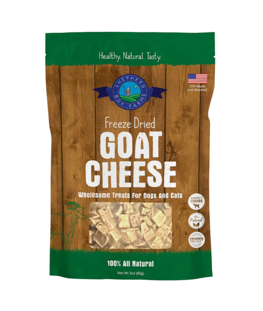 Shepherd Boy Farms | Freeze Dried Raw Treats - Goat Cheese, Large (8oz)